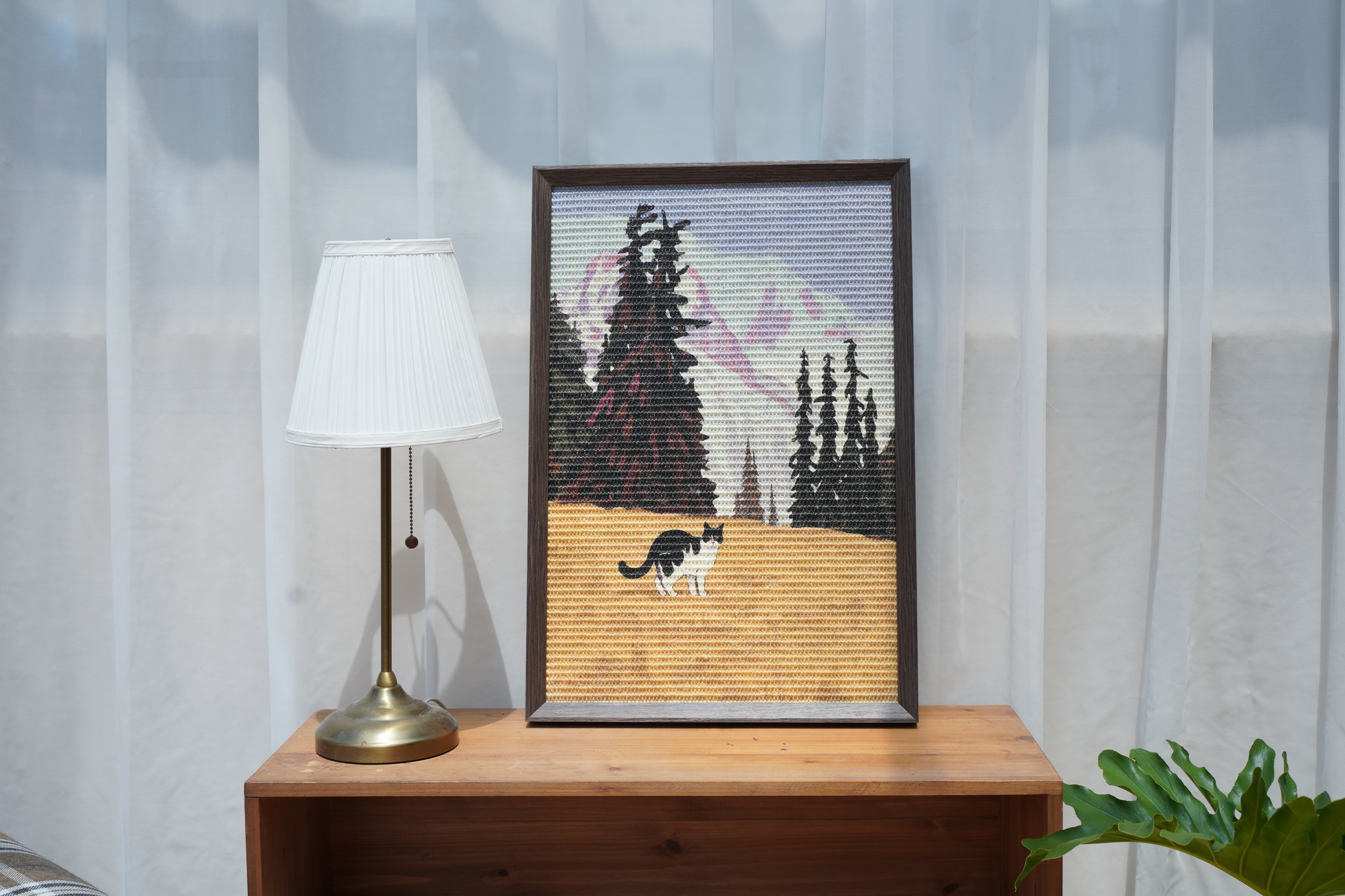 Hygmeow Cat Scratching Mat with Frame (Fall) Pre-Order