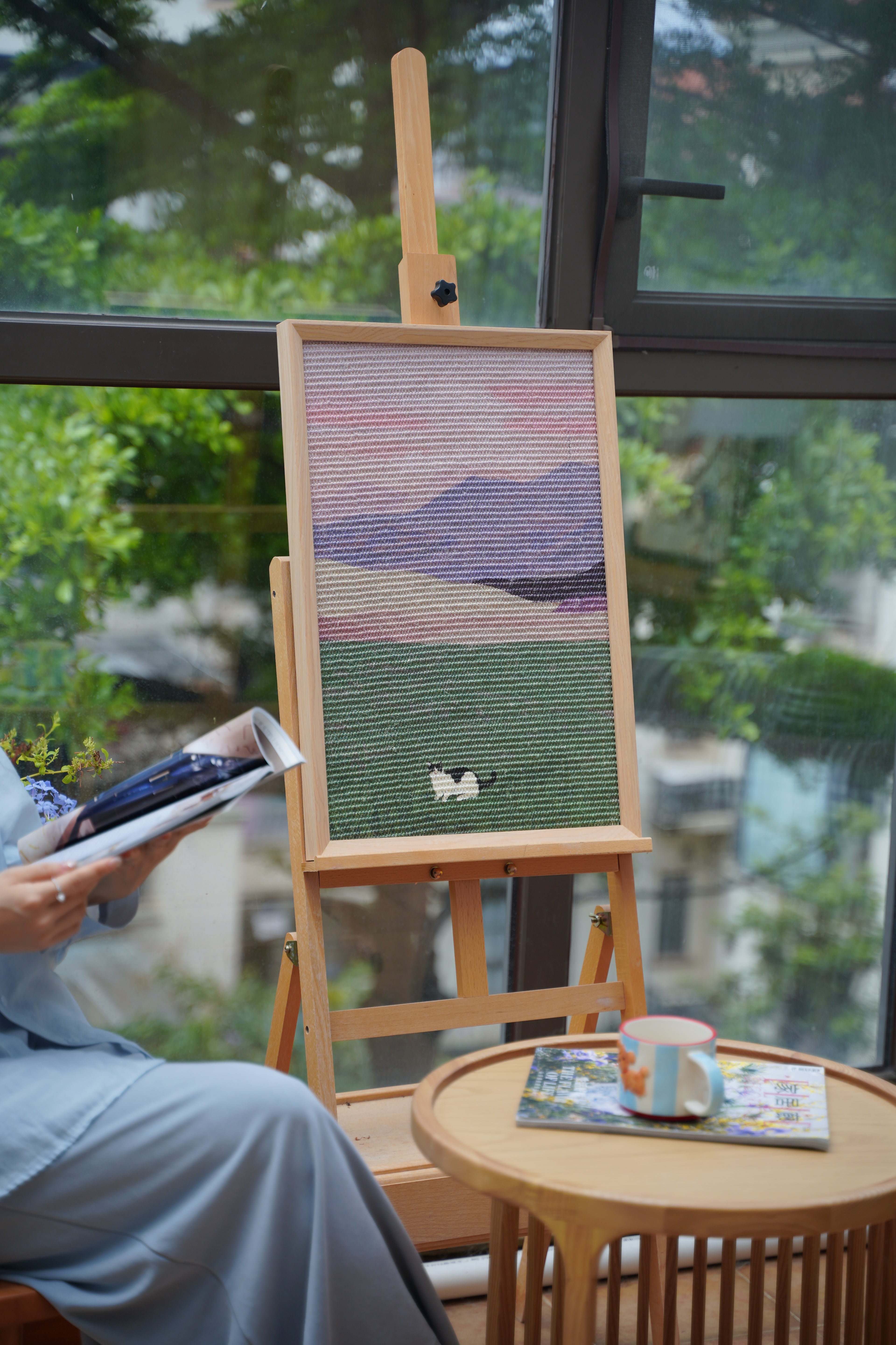 Hygmeow Cat Scratching Mat with Frame (Spring) Pre-Order