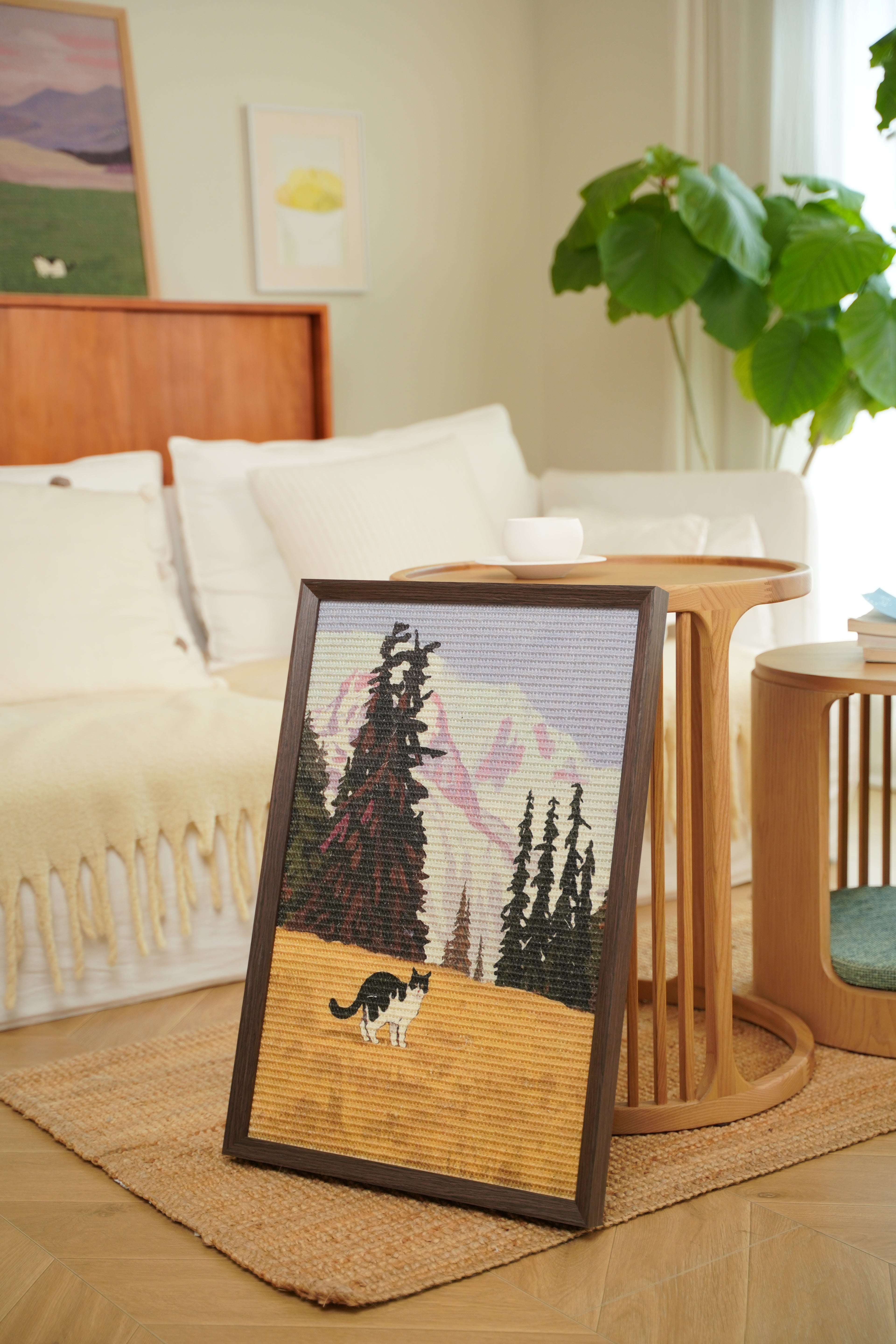 Hygmeow Cat Scratching Mat with Frame (Fall) Pre-Order