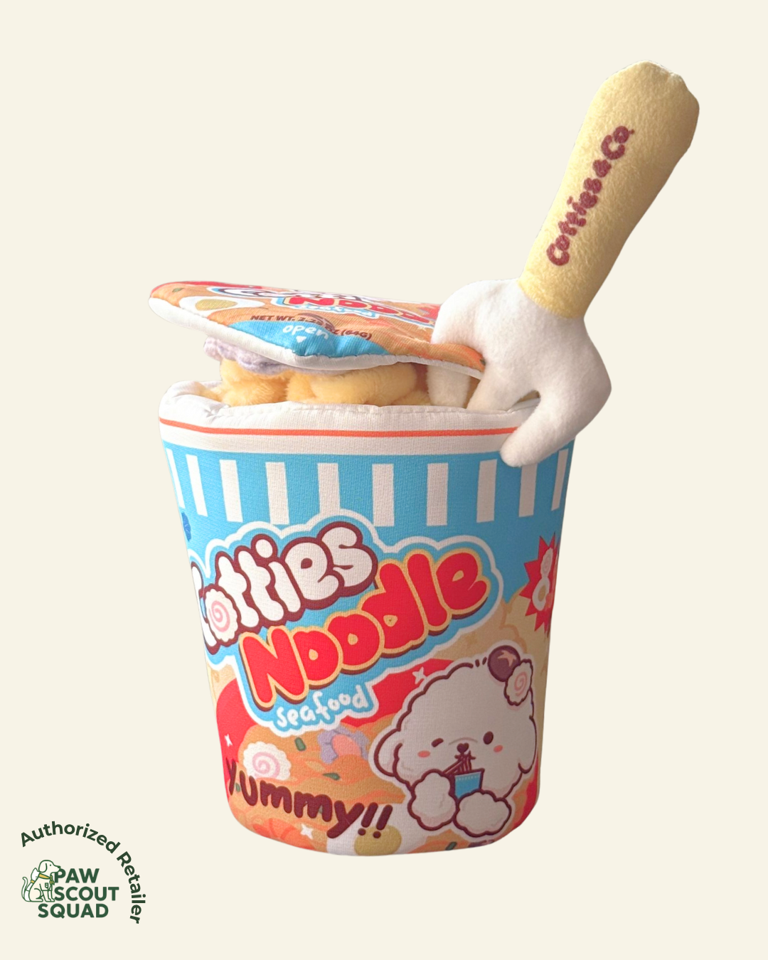 Cotties & Co Pet Toy Seafood Cup Noodle
