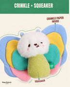 Cotties & Co Butterfly Pup Crinkle & Squeaker Toy