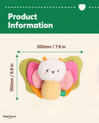 Cotties & Co Butterfly Pup Crinkle & Squeaker Toy