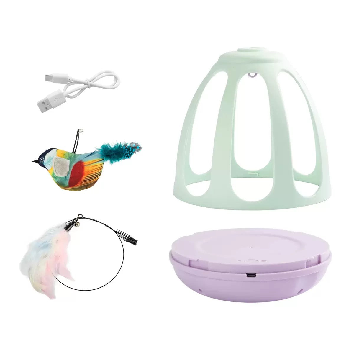 Cat Teaser Interactive Bird