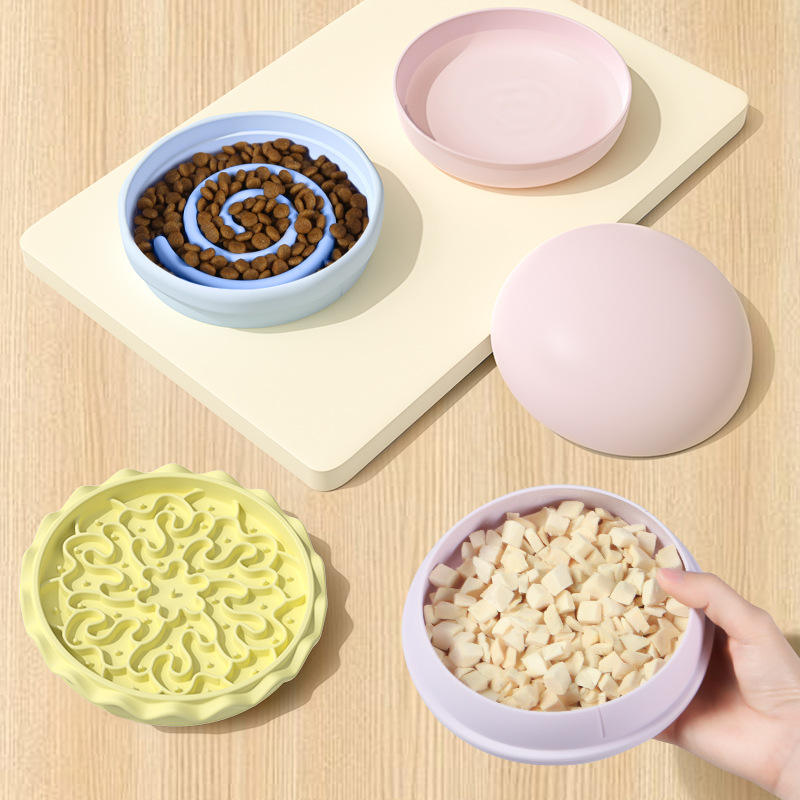 PAWSS Burger Stack Slow Feeder (Pink)