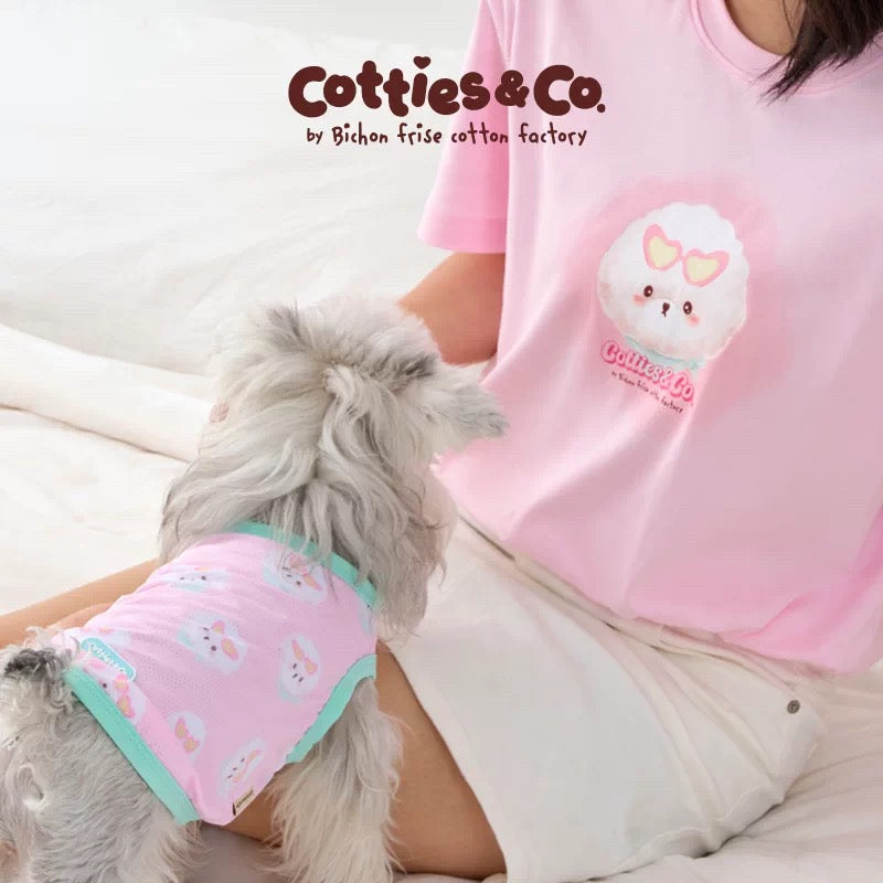 Cotties & Co Pet-Owner Matching Adult T-Shirt (Pink)