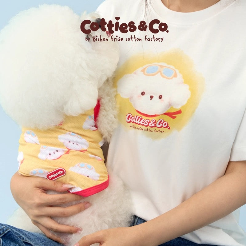 Cotties & Co Pet-Owner Matching Adult T-Shirt (Yellow)