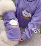 Cotties&Co Pet-Owner Matching Hoodies Owner (Purple)