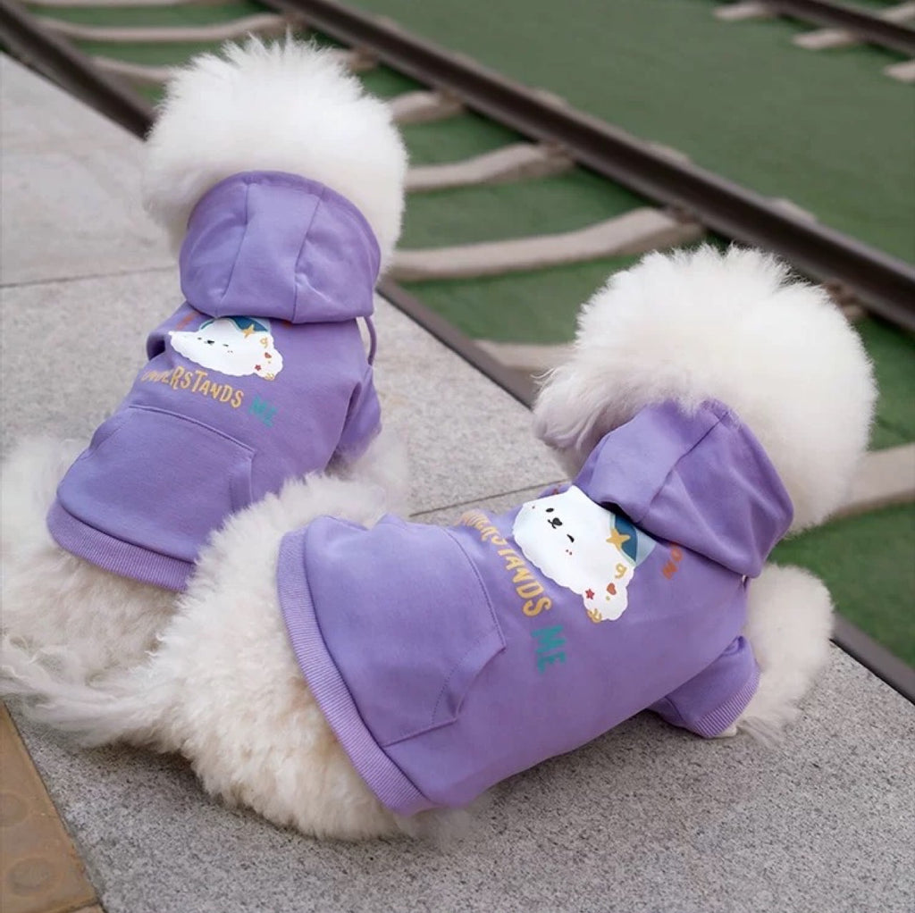 Cotties&Co Pet-Owner Matching Hoodies Pet (Purple)