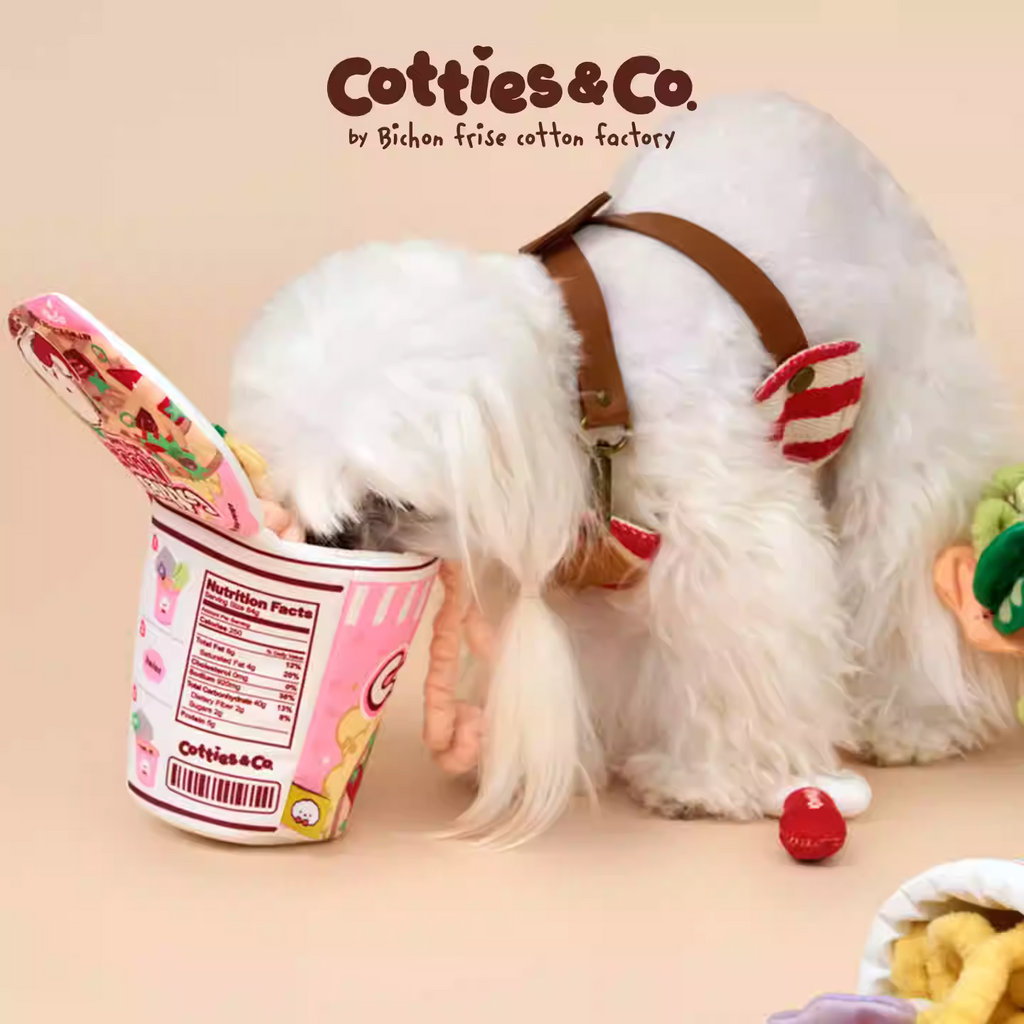 Cotties & Co Pet Toy Spicy Beef Cup Noodle