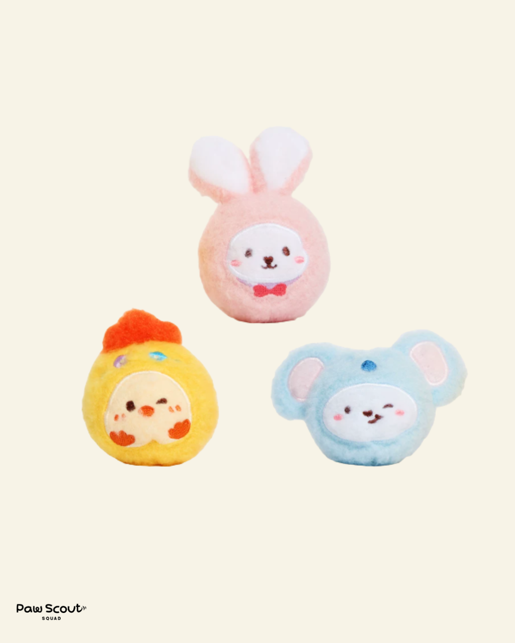 Cotties & Co Animal Party Squeaky Ball Set