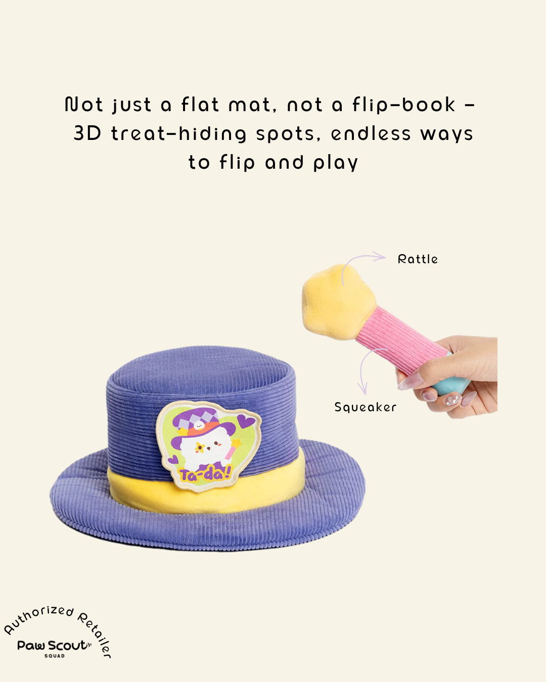 Cotties & Co. Magic Hat Snuffle Toy