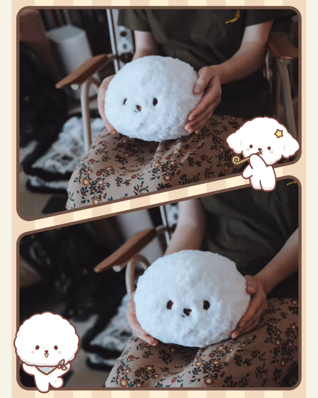 Cotties & Co Bichon Plush Toy