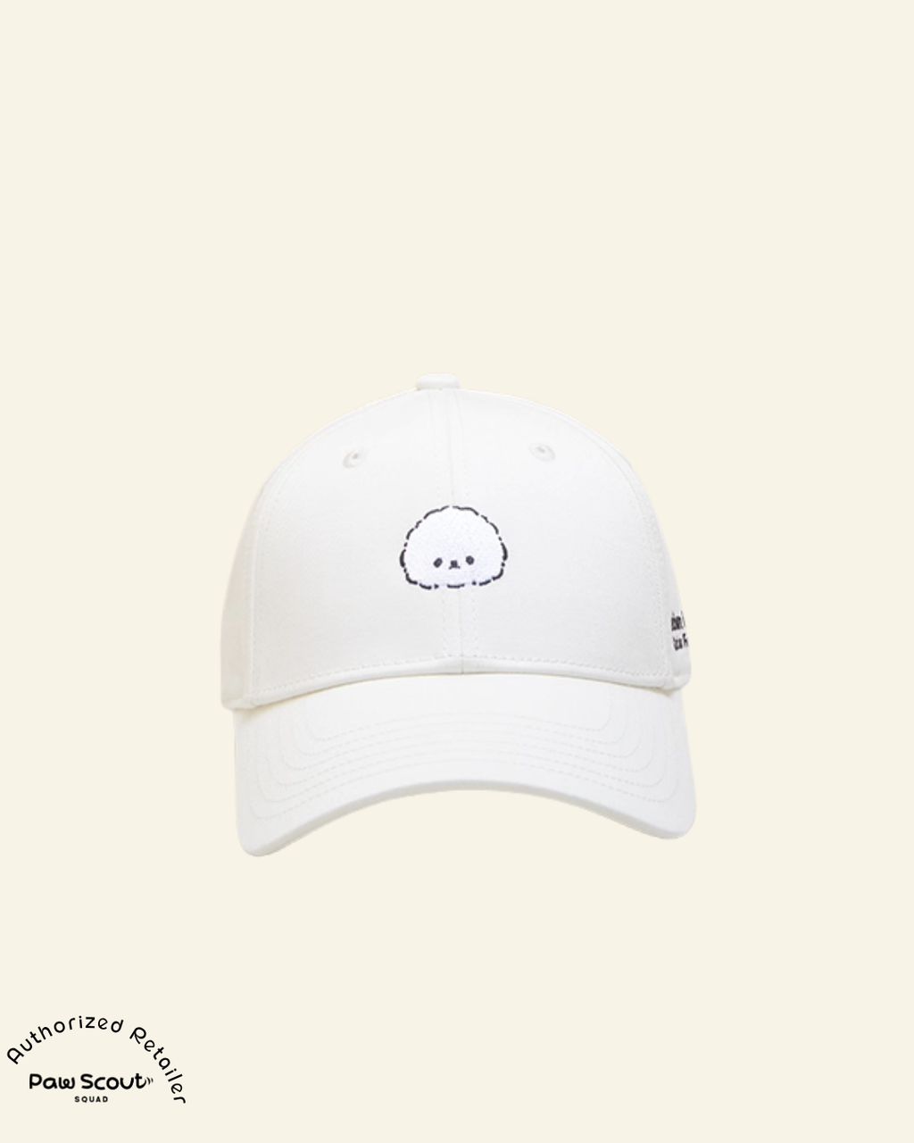 Cotties & Co Human Baseball Cap (White)