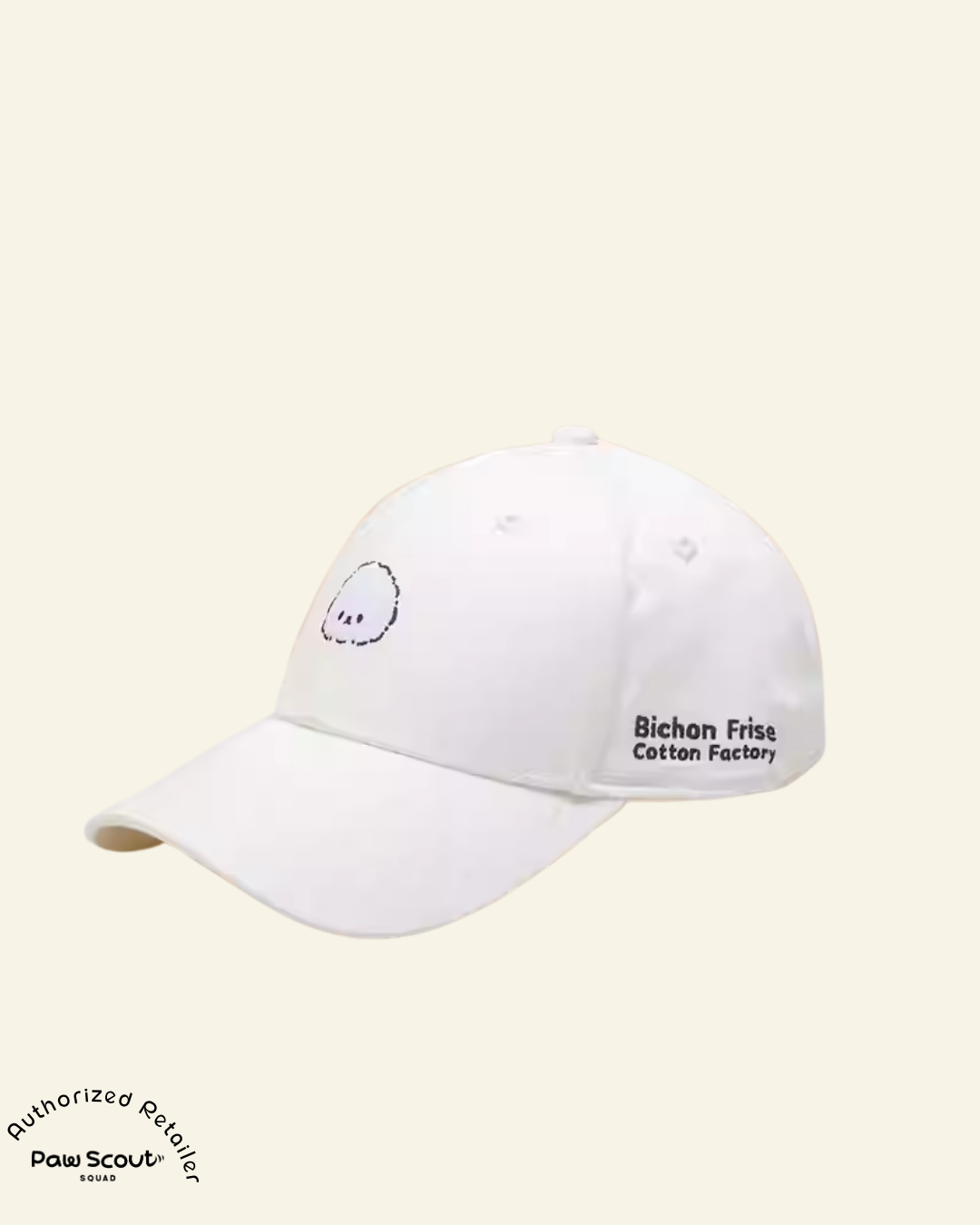 Cotties & Co Human Baseball Cap (White)