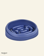 PAWSS 2 in 1 Single Pet Feeder (Blue/Yellow)