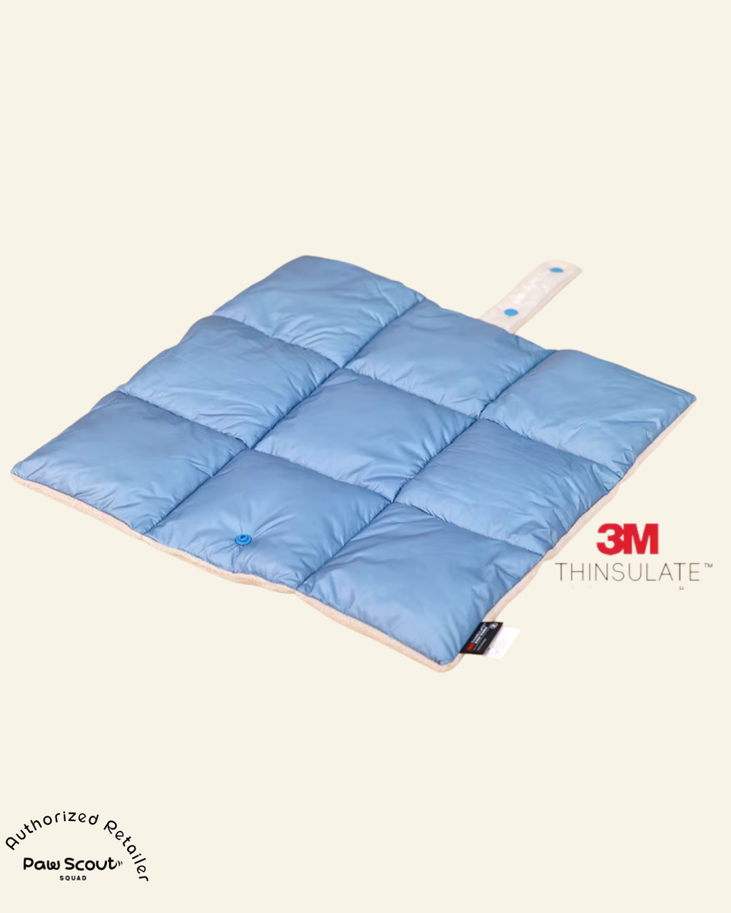 Hoooootdog 3M Thinsulate Pet Winter Mat (Blue/Grey)