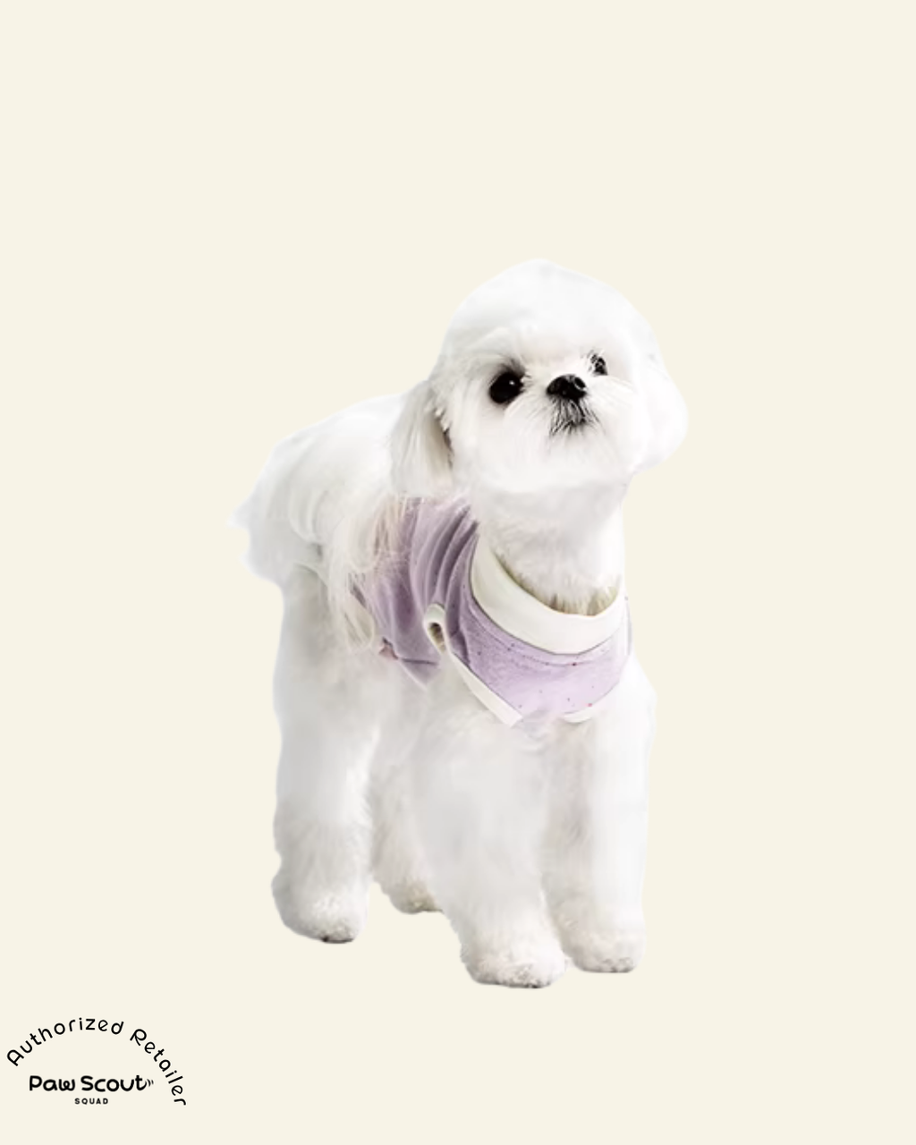 Hoooootdog Pet Sleeveless Cotton Romper (Purple)