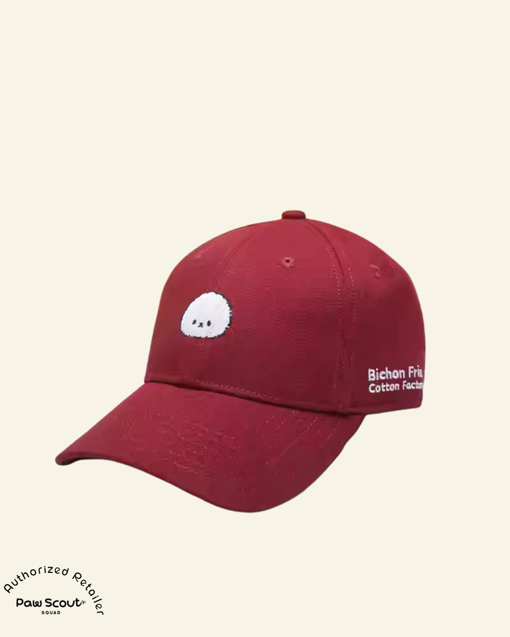 Cotties & Co Human Baseball Cap (Burgundy)