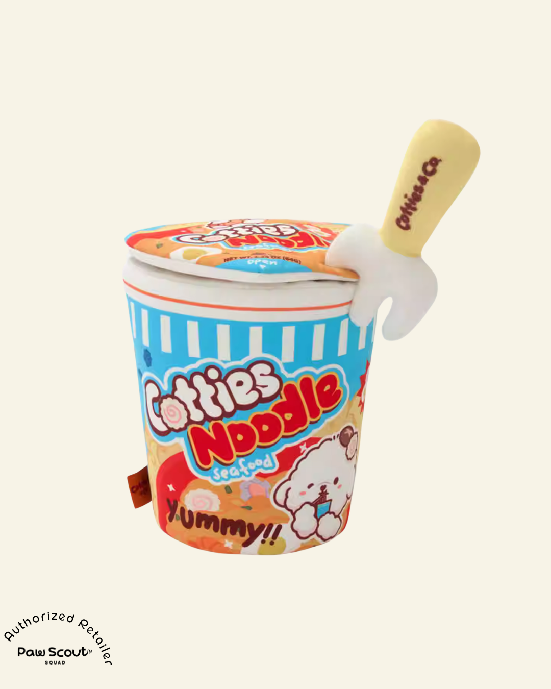 Cotties & Co Pet Toy Seafood Cup Noodle