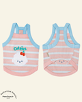 Cotties & Co Summer Striped Tank Top (Peach Gummies)