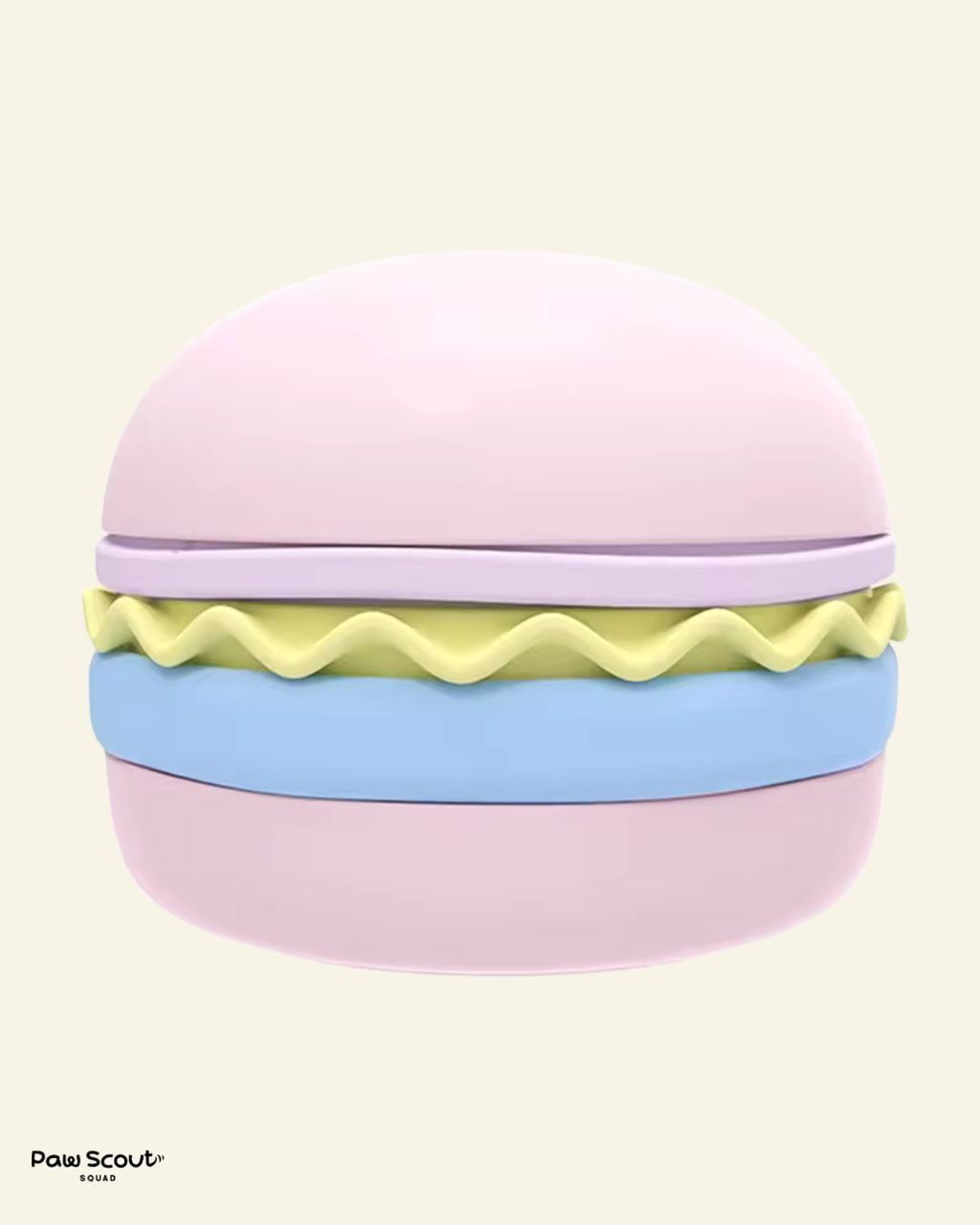 PAWSS Burger Stack Slow Feeder (Pink)