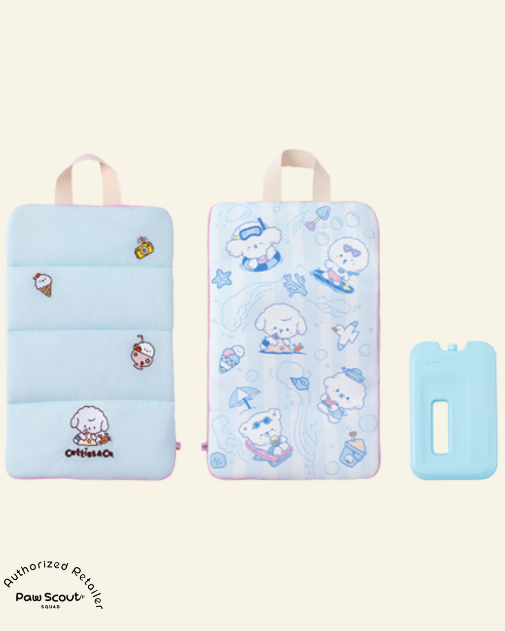 Cotties & Co Cooling Mat with Ice Pack (Island Diary)