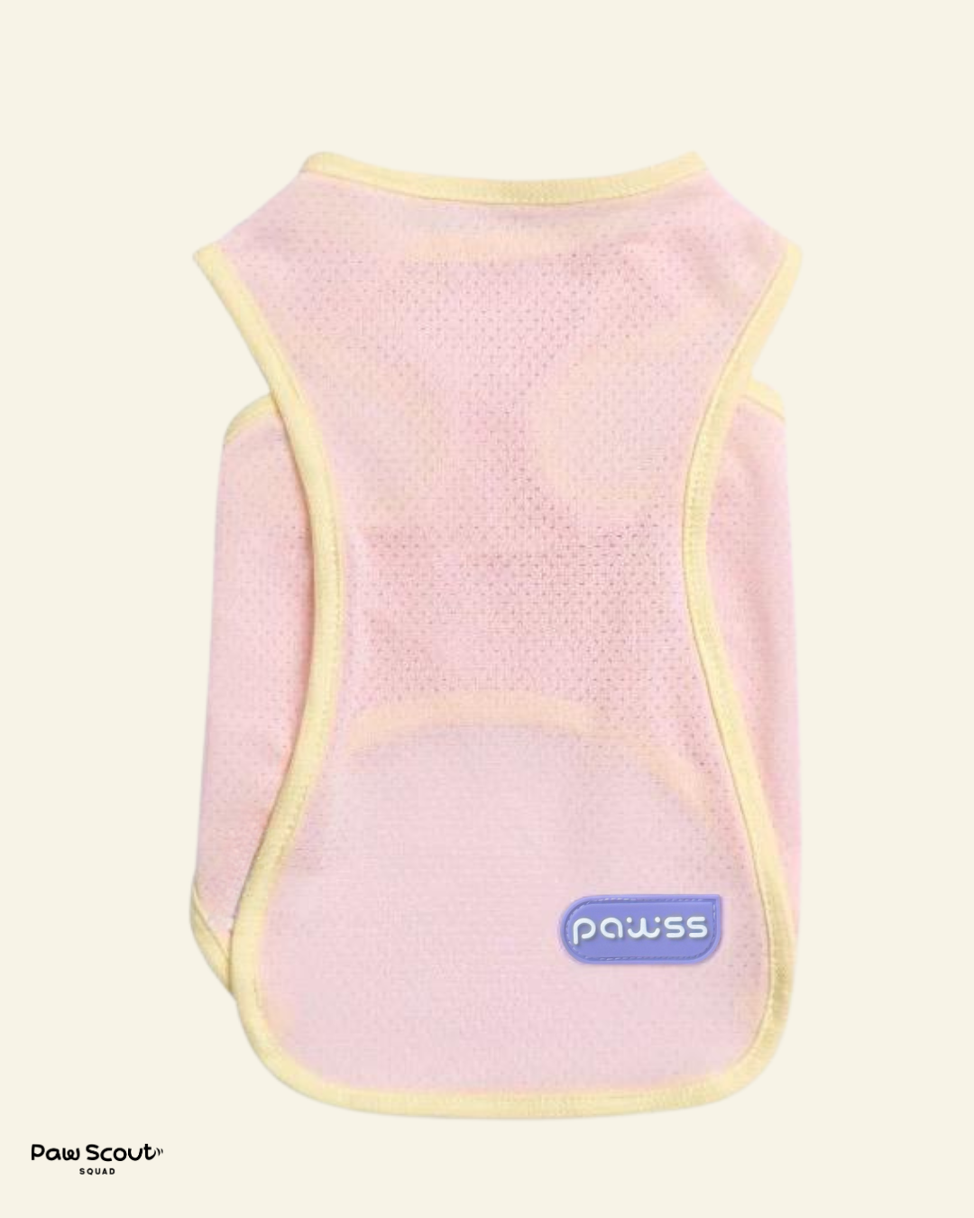 PAWSS Pet Breathable Vest (Pink)