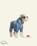 Hoooootdog 3M Thinsulate Pet Winter Jacket (Blue/Grey)
