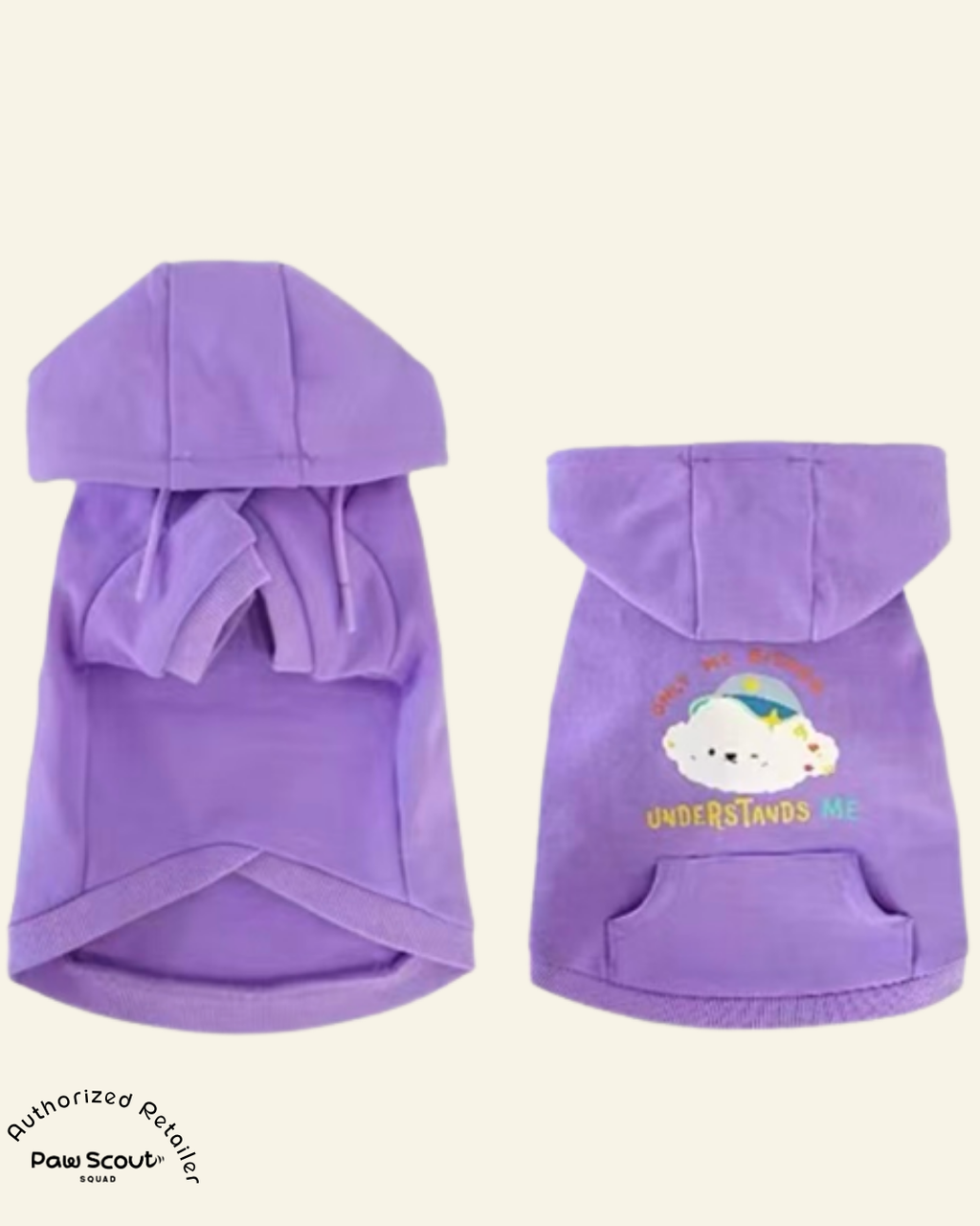 Cotties & Co Pet-Owner Matching Hoodies Pet (Purple)
