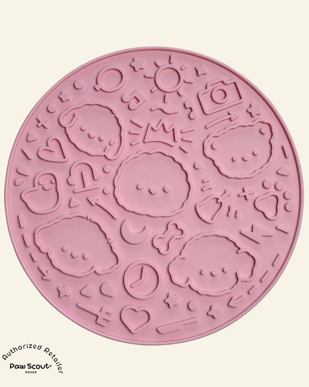 Cotties & Co Pet Silicon Licking Pad (Pink)