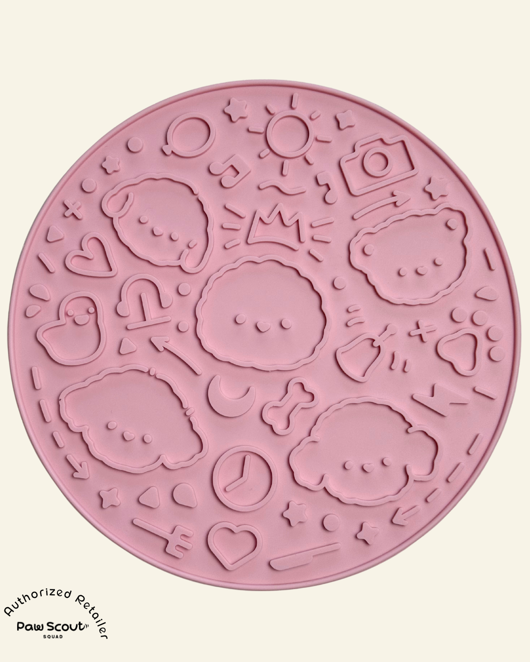 Cotties & Co Pet Silicon Licking Pad (Pink)