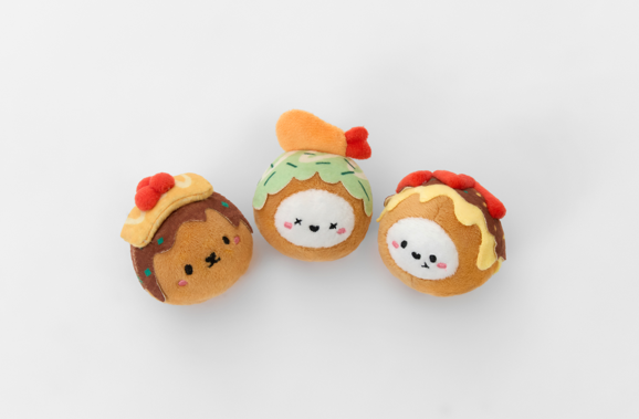 Cotties Mart Pet Toy Takoyaki