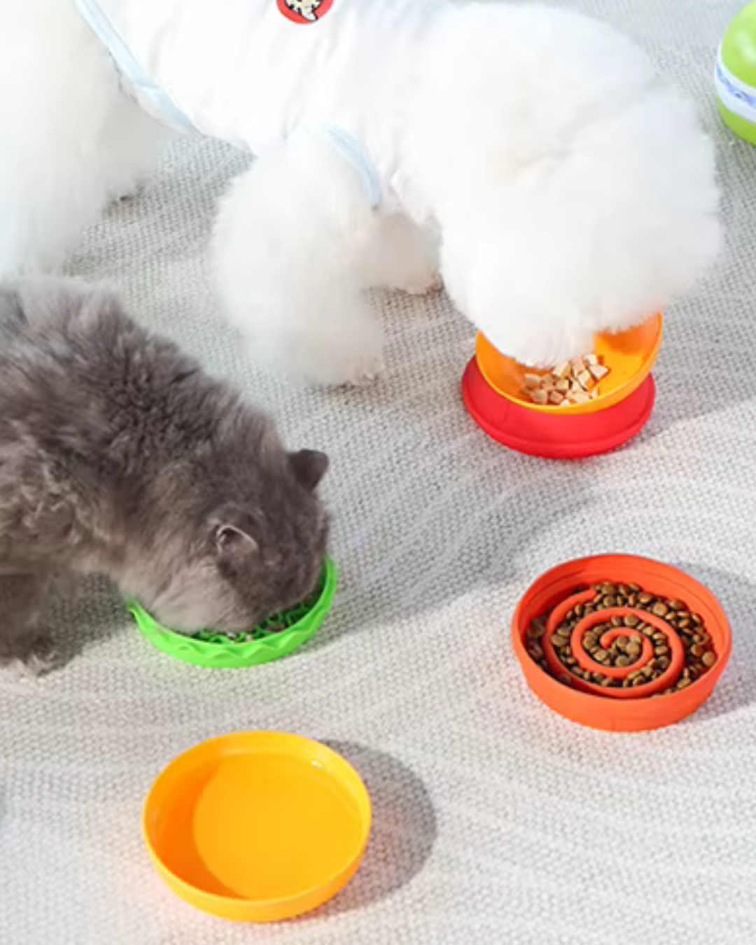 PAWSS Burger Stack Slow Feeder (Pink)