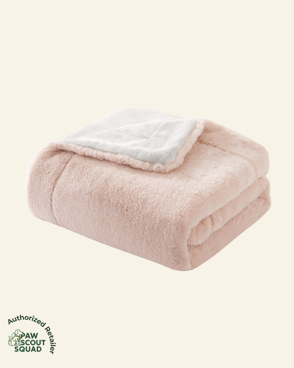 UF Double-sided Fleece Blanket (Pink Grey)