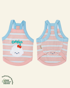 Cotties & Co Summer Striped Tank Top (Peach Gummies)