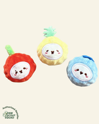 Cotties & Co Pet Toy Bouncy Squeaky Ball Fruit Party