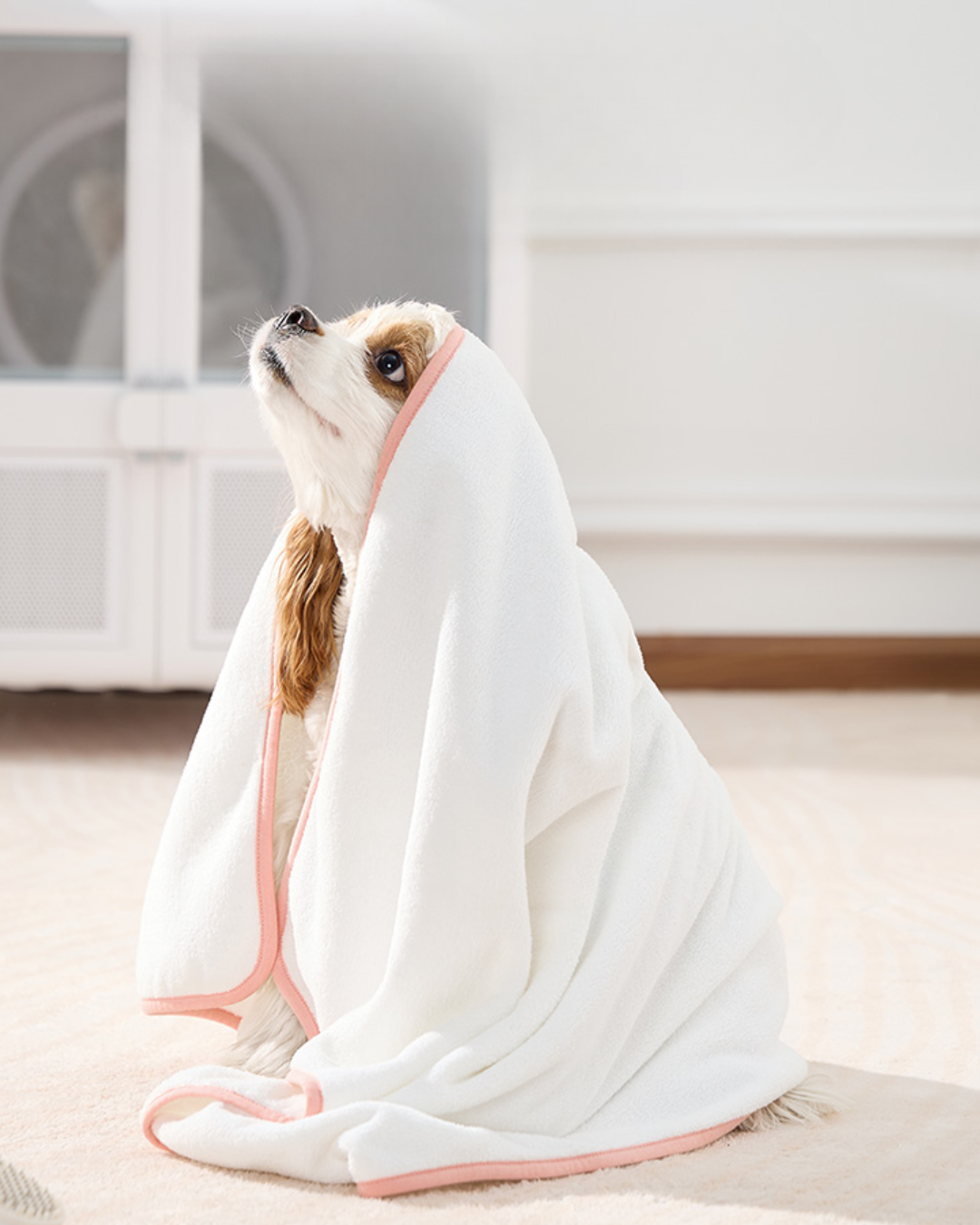 UF Pet Bath Towel (White)
